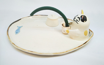 蚊取り線香皿(ネコ)3.JPG